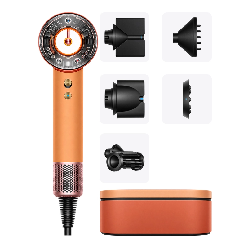 Фен Dyson Supersonic Nural HD16 Straight+Wavy Apricot Topaz (футляр)