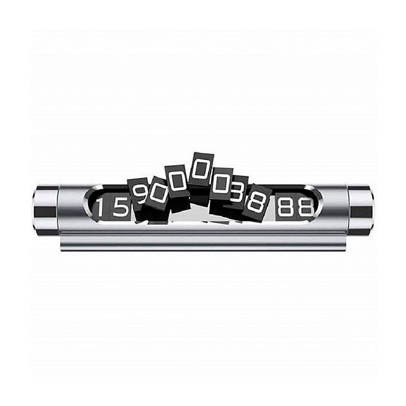 Автомобильная визитка Baseus All Metal Temporary Parking Number Plate - 3