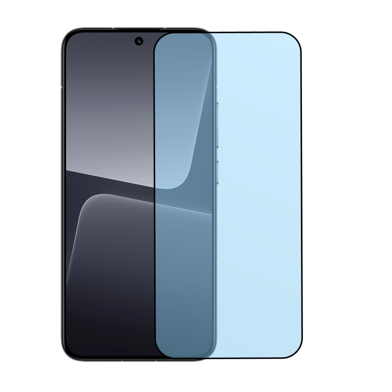 Защитное стекло 3D Premium для Xiaomi 13 / 14 / 15, черная рамка - 1