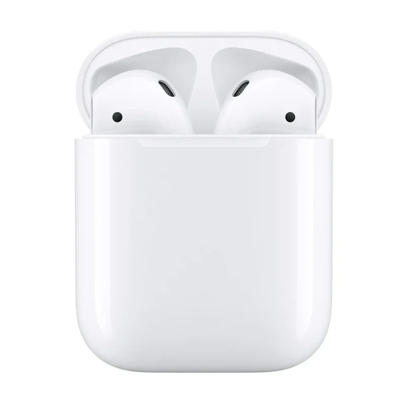 Беспроводные наушники Apple AirPods 2 с зарядным футляром - 1