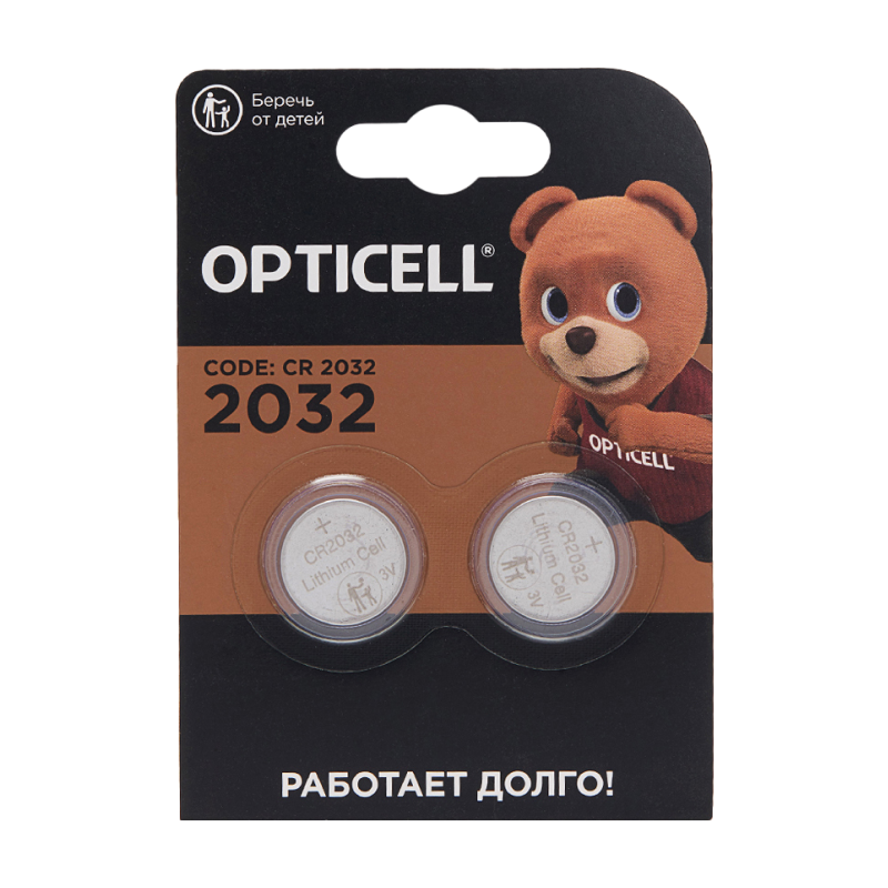Батарейка Opticell Specialty DL CR 2032-2BL, 2шт  - 1