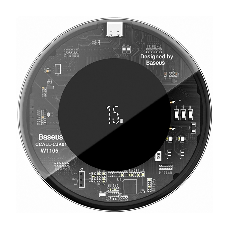 Беспроводное зарядное устройство Baseus Simple Wireless Charger 15 Вт - 1