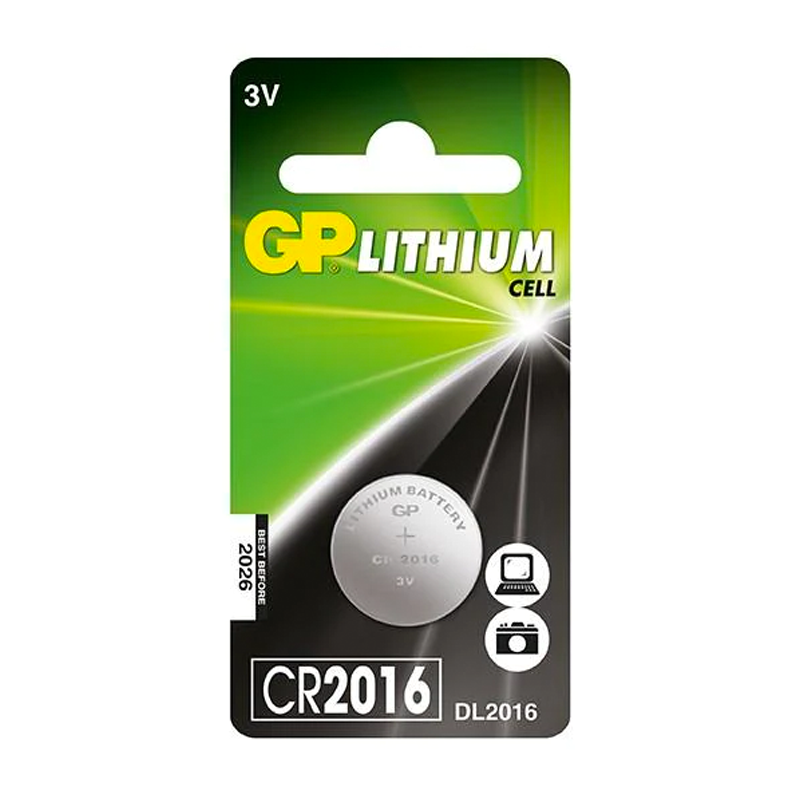 Батарейка GP Lithium DL CR 2016-1BL, 1шт  - 1