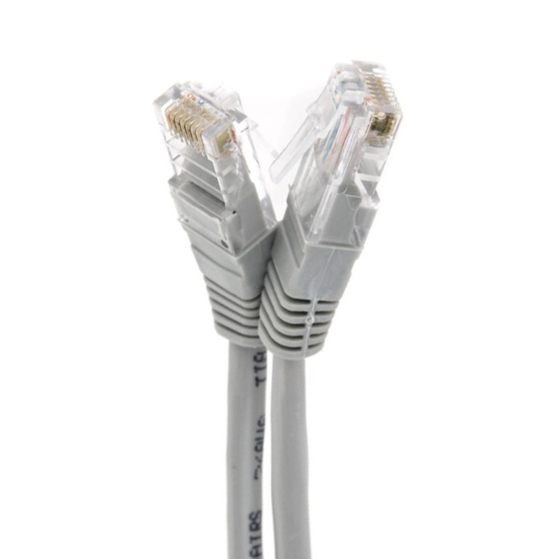 Патч-корд Telecom 5e RJ45 - RJ45 2 м, серый - 1
