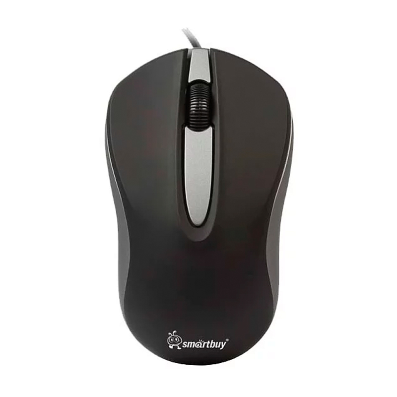 Мышь проводная SmartBuy One SBM-329-KG, чёрный с серым - 1