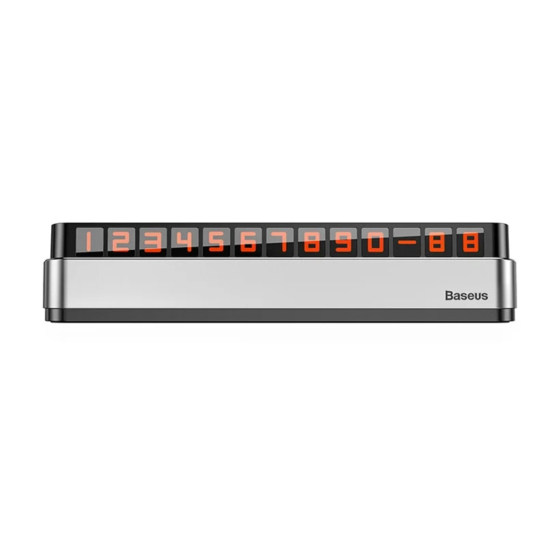 Автомобильная визитка Baseus Moonlight Box Temporary Parking Number Plate - 1