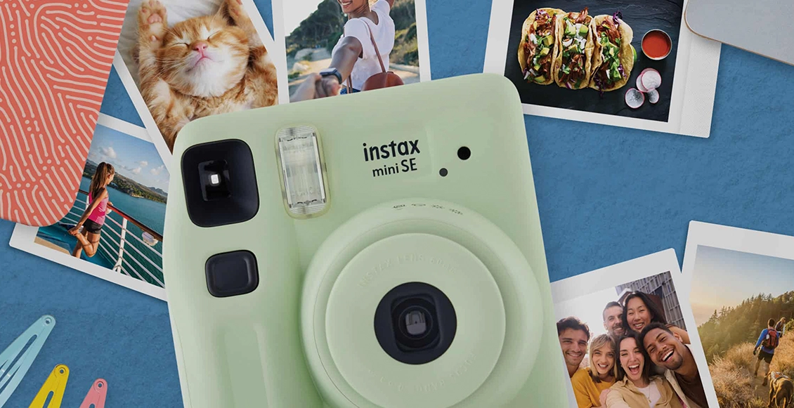 Фотоаппарат моментальной печати Fujifilm Instax Mini SE голубой Фотоаппарат моментальной печати Fujifilm Instax Mini SE голубой - 1