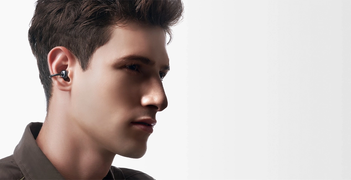 Беспроводные наушники Honor Choice Earbuds Clip чёрный  - 1