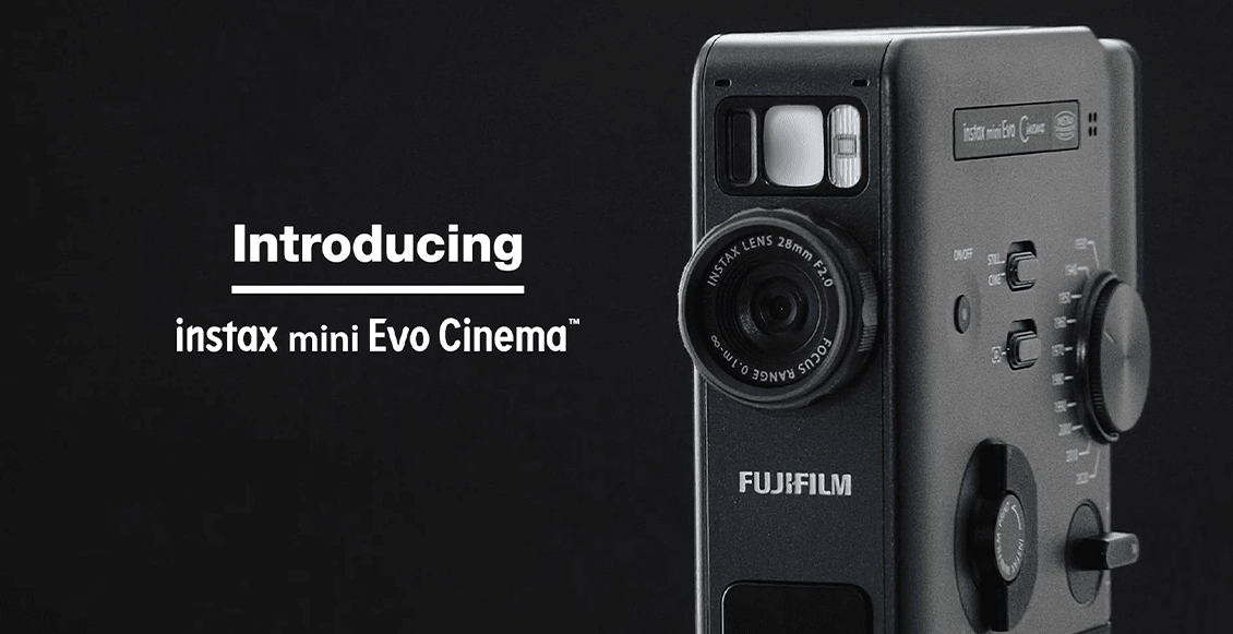 Гибридный фотоаппарат моментальной печати Fujifilm Instax Mini Evo Cinema чёрный Гибридный фотоаппарат моментальной печати Fujifilm Instax Mini Evo Cinema чёрный - 1
