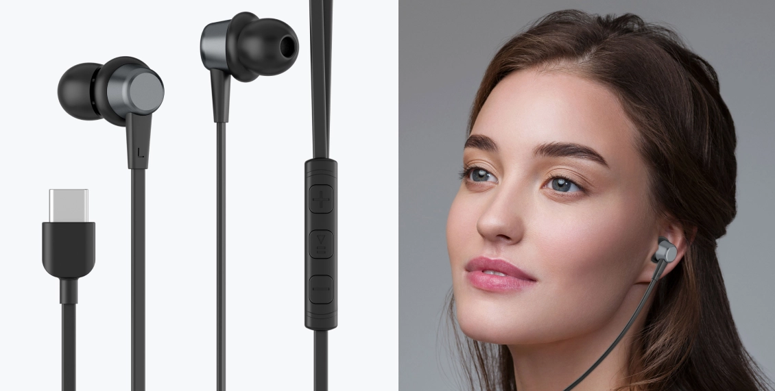 Наушники Deppa Stereo Blaze USB-C графит Наушники Deppa Stereo Blaze USB-C графит - 5