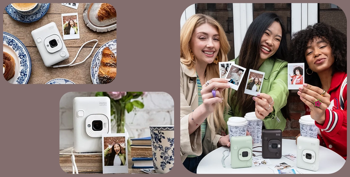 Фотоаппарат моментальной печати Fujifilm Instax Mini LiPlay Hybrid бронзовый Фотоаппарат моментальной печати Fujifilm Instax Mini LiPlay Hybrid бронзовый - 2