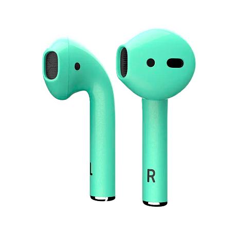 Беспроводные наушники Apple AirPods 2 с зарядным футляром мятный - 2