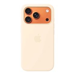 Клип-кейс (накладка) Apple Silicone Case MagSafe для Apple iPhone 17 Pro Max силикон, Vanilla