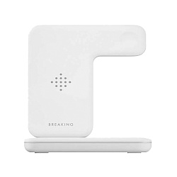 Беспроводное зарядное устройство Breaking 3 in 1 Charging Stand DS04 20 Вт (Уценка) белый
