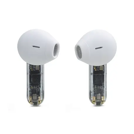 Беспроводные наушники JBL Tune Flex прозрачно-белый - 4