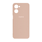 Клип-кейс (накладка) Silicone cover закрытый для Realme 10 силикон, пудровый
