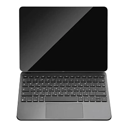 Чехол-клавиатура uBear FlexKey для Apple iPad Pro 11" (2024 / 2025)  алюминий, кожа, чёрный