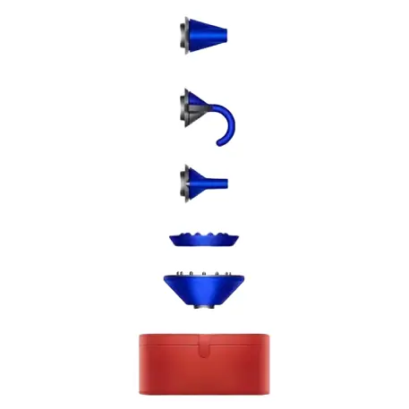 Фен Dyson Supersonic HD08 синий, золотой (футляр) (Азия) - 2