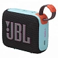 Портативная колонка JBL Go 4 чёрный с оранжевым - 3