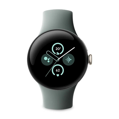 Умные часы Google Pixel Watch 2 41mm золотой (ореховый ремешок) - 2