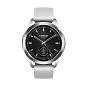 Умные часы Xiaomi Watch S3 серебристый (серебристый ремешок) - 2