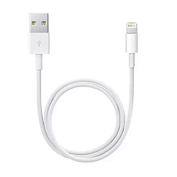 Дата-кабель Apple (комплектный) Lightning 1 м, белый
