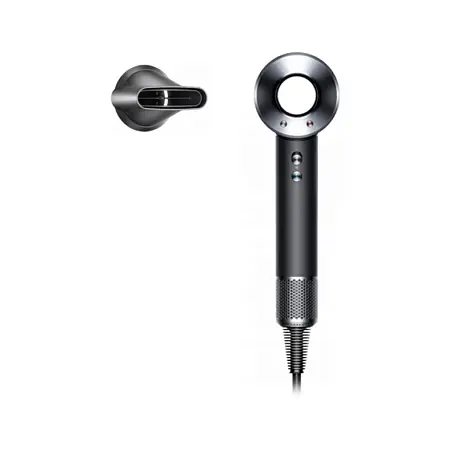 Фен Dyson Supersonic HD08 чёрный, никель (Азия) (комплект с 1 насадкой) - 3