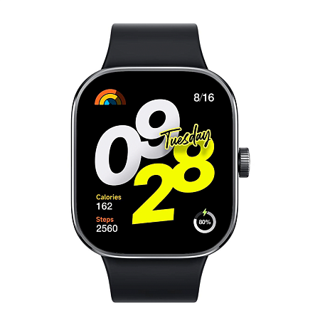 Умные часы Xiaomi Redmi Watch 4 чёрный (чёрный ремешок) - 2