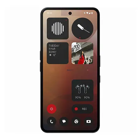 Смартфон Nothing Phone (3a) 8/128 ГБ чёрный (2sim) - 2