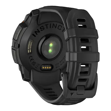 Умные часы Garmin Instinct 3 45mm Solar Black чёрный (чёрный ремешок) - 4