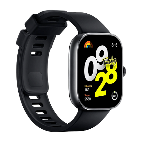 Умные часы Xiaomi Redmi Watch 4 чёрный (чёрный ремешок) - 3