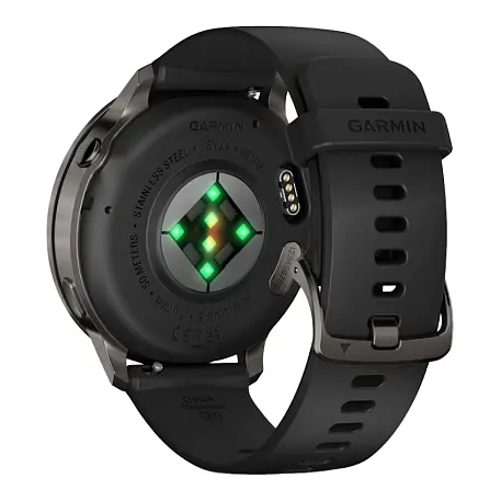 Умные часы Garmin Venu 4 45mm чёрный (чёрный ремешок) - 4