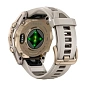 Умные часы Garmin Fenix 8 43mm золотистый (дымчато-серый ремешок) - 3