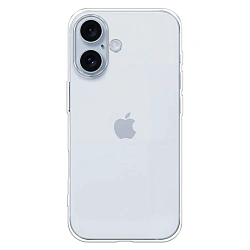 Клип-кейс (накладка) для Apple iPhone 17 силикон, прозрачный