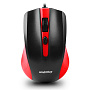 Мышь проводная SmartBuy One SBM-352-RK, чёрный с красным - 1