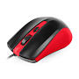 Мышь проводная SmartBuy One SBM-352-RK, чёрный с красным - 1