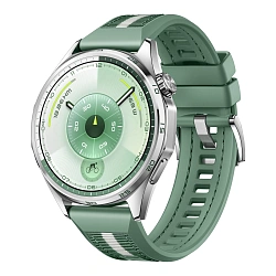 Умные часы Huawei Watch GT 6 46mm зелёный (зелёный ремешок)