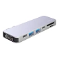 Адаптер-разветвитель для компьютера Deppa USB-C Multiport (7в1)