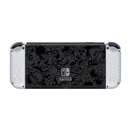 Игровая приставка Nintendo Switch OLED 64 ГБ жёлто-фиолетовый (Splatoon) - 2