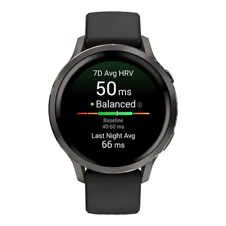 Умные часы Garmin Venu 4 41mm чёрный (чёрный ремешок) - 2