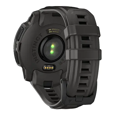 Умные часы Garmin Instinct 3 50mm Solar чёрный (угольно-чёрный ремешок) - 5