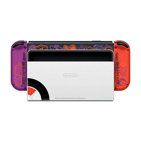 Игровая приставка Nintendo Switch OLED 64 ГБ красно-фиолетовый (Pokemon) - 3