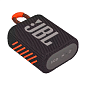 Портативная колонка JBL Go 3 чёрный с оранжевым - 3