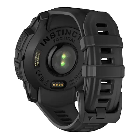 Умные часы Garmin Instinct 3 45mm Solar Tactical Edition чёрный (чёрный ремешок) - 5