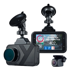 Видеорегистратор Roadgid CityGo 4 2CH чёрный