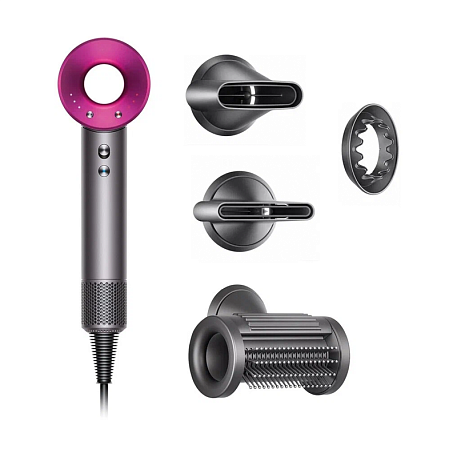 Фен Dyson Supersonic HD15 никель, фуксия - 3