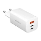 Сетевое зарядное устройство Deppa Wall Charger GaN QC 65 Вт белый
