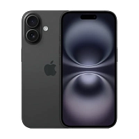 Смартфон Apple iPhone 16 128 ГБ чёрный (1sim + eSim)