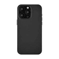 Клип-кейс (накладка) uBear Capital Leather Case для Apple iPhone 15 Pro Max (Уценка) чёрный