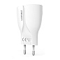 Сетевое зарядное устройство + кабель Lightning Ldnio A2271 15 Вт, белый